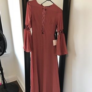 Dusty Rose Maxi Dress